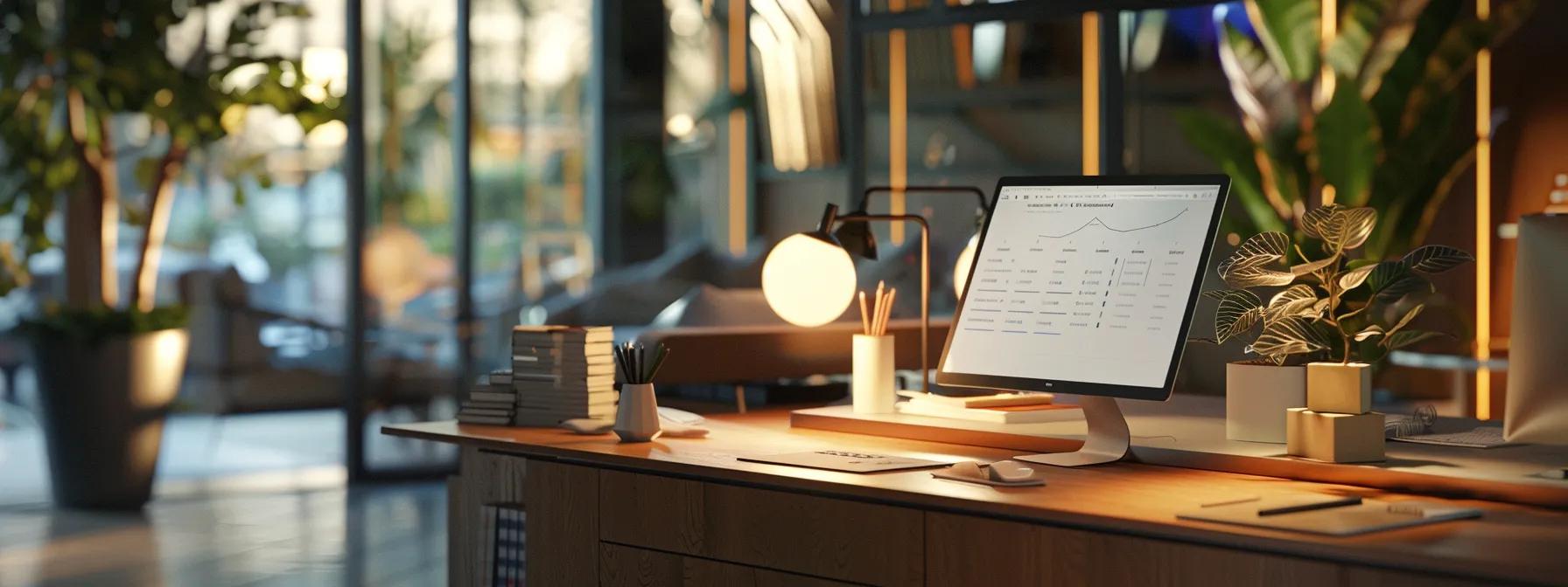 a sleek, modern office setting features a stylish table displaying a high-resolution digital comparison chart of various mattress materials, highlighting their support quality, pressure relief, temperature regulation, and durability, all under focused, ambient lighting for a professional and informative atmosphere.