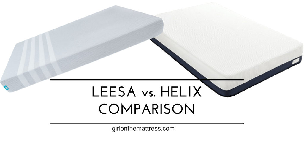 Leesa vs Helix Mattress Comparison Review