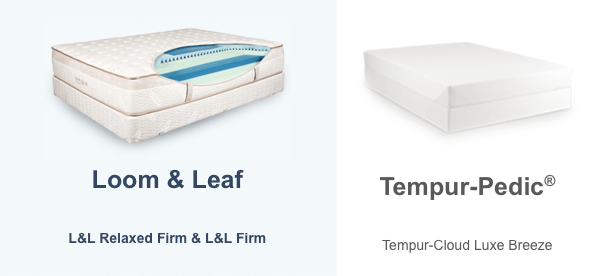loom and leaf vs tempur-pedic comparison