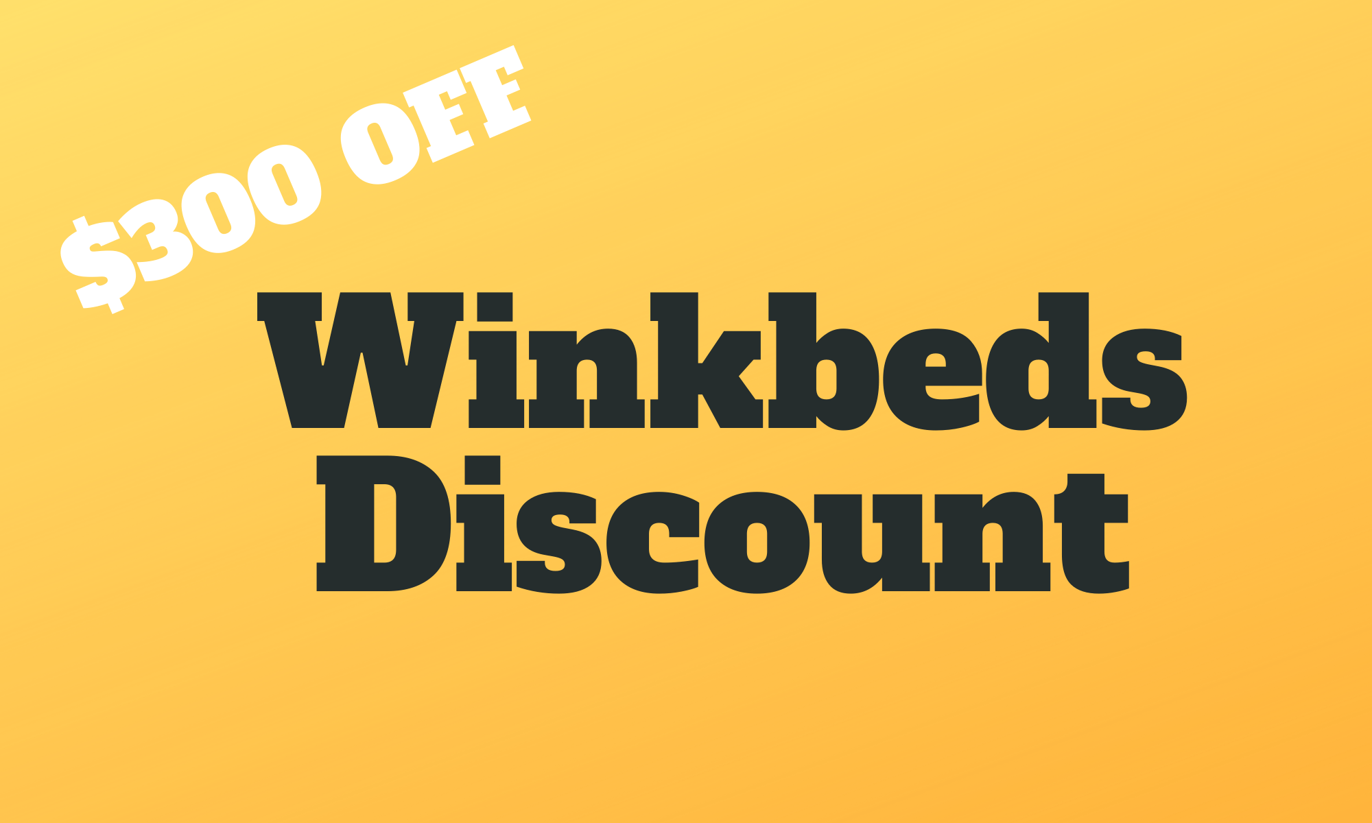 WinkBeds Mattress Discount Code, Coupons, Deals & Sales